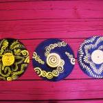 Recycled Vinyl Record Wall..