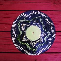 Retro Recycled Vinyl Record Wall Art